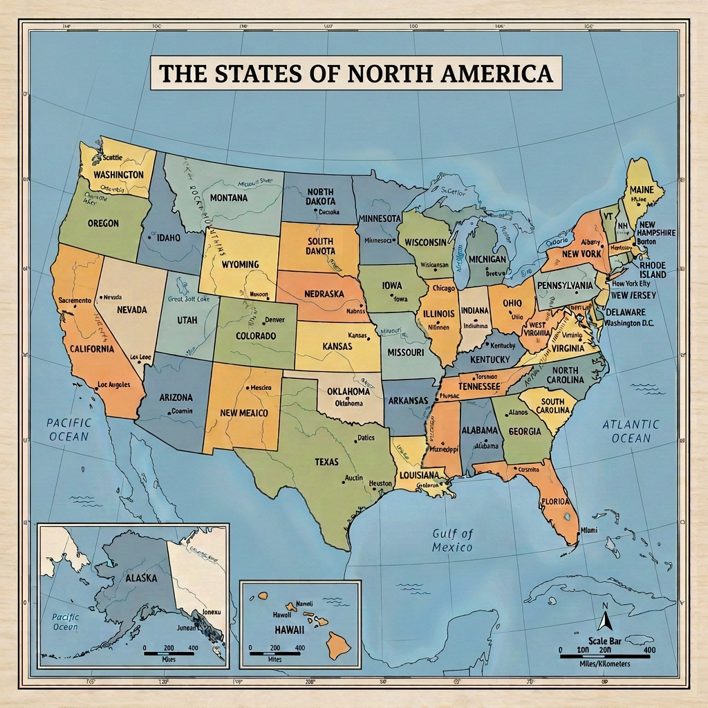 Welcome to the States of North America